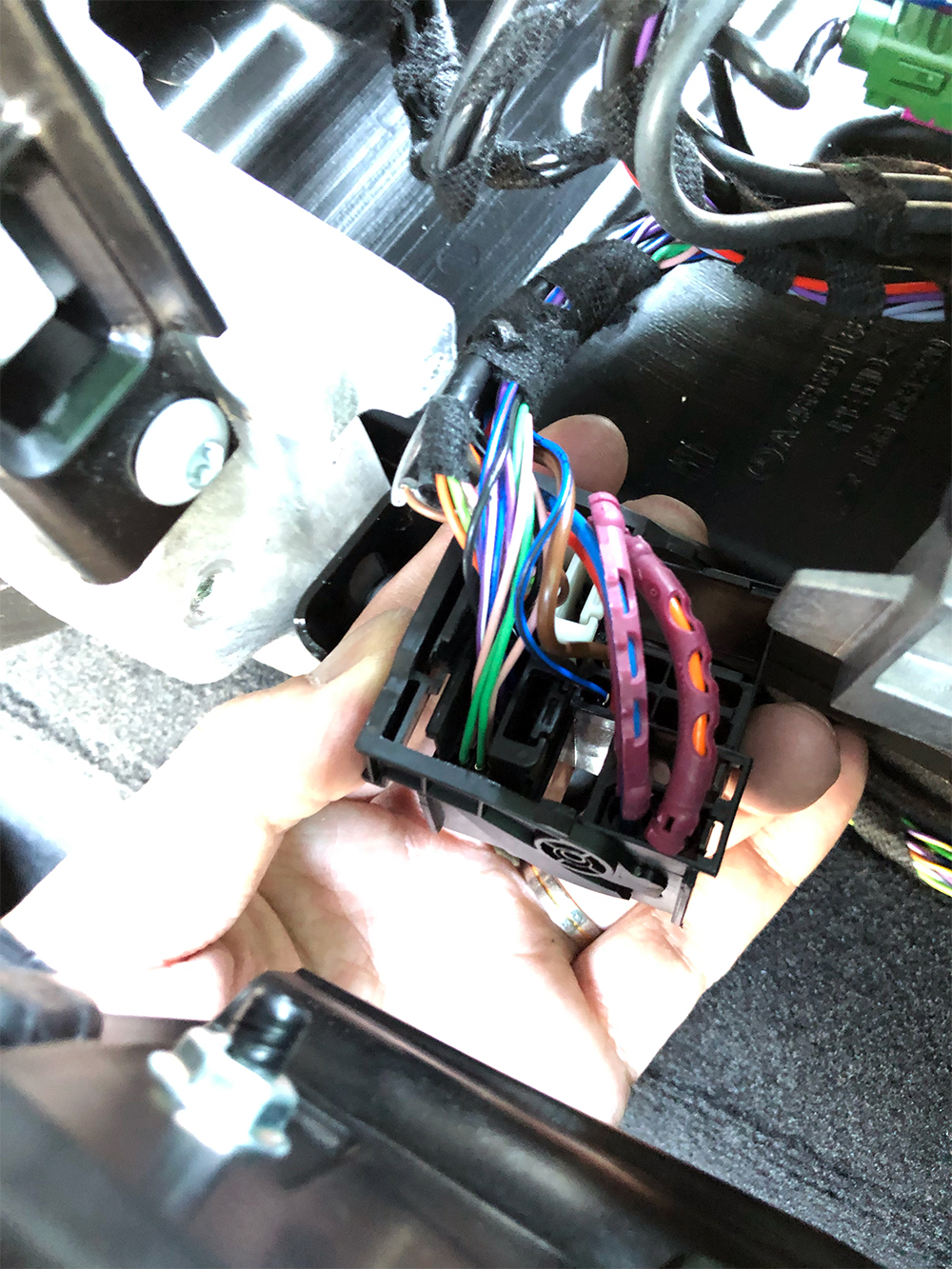 ベンツ H/W テレビキャンセラー E2TV Gクラス W464 メインユニット取り外しマニュアル 説明書